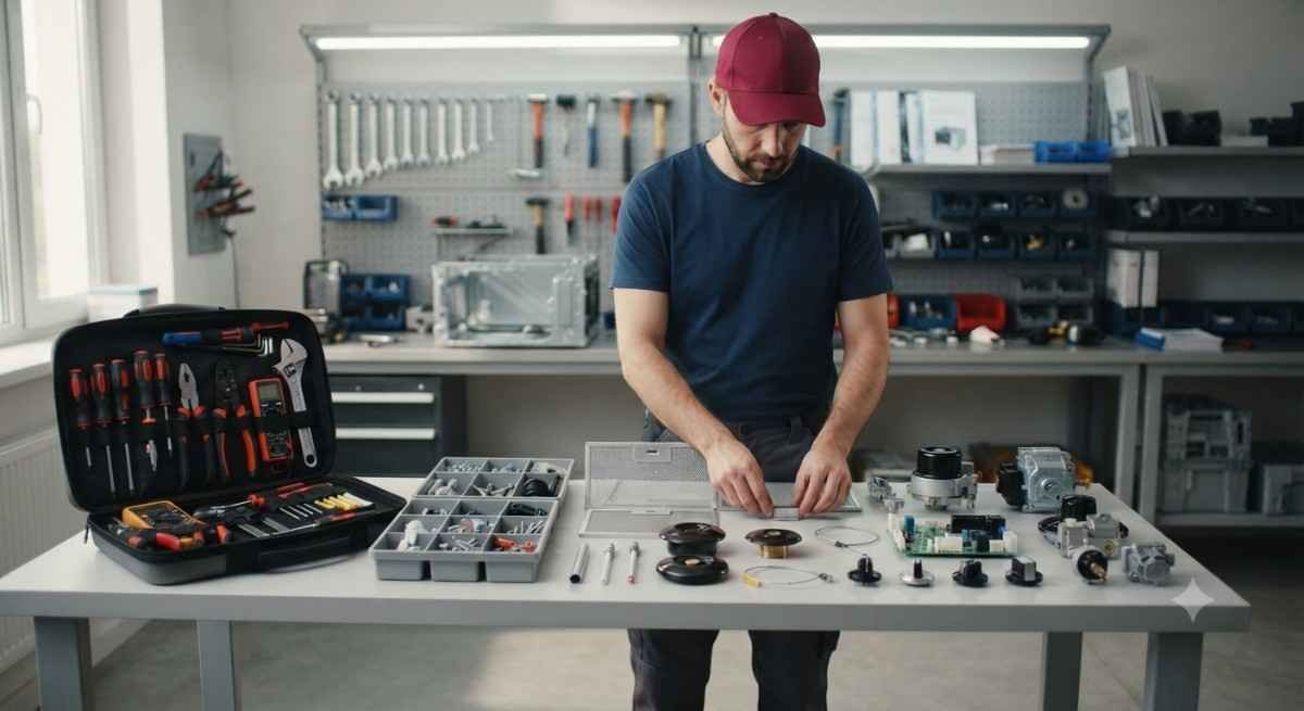 Genuine Kutchina spare parts inspection at our Bangalore service point