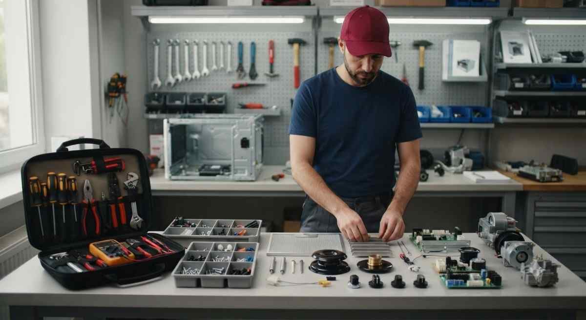 Genuine Kutchina spare parts inspection at our Hyderabad service point