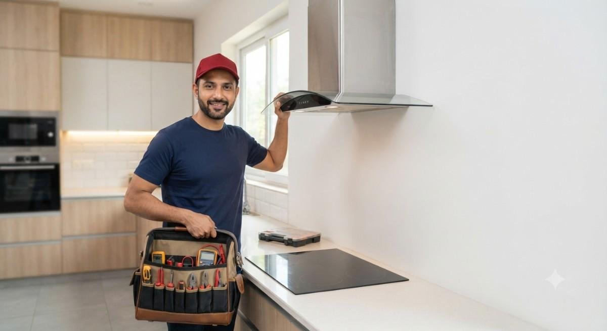Book Kutchina chimney repair in Andheri, technician ready for doorstep visit
