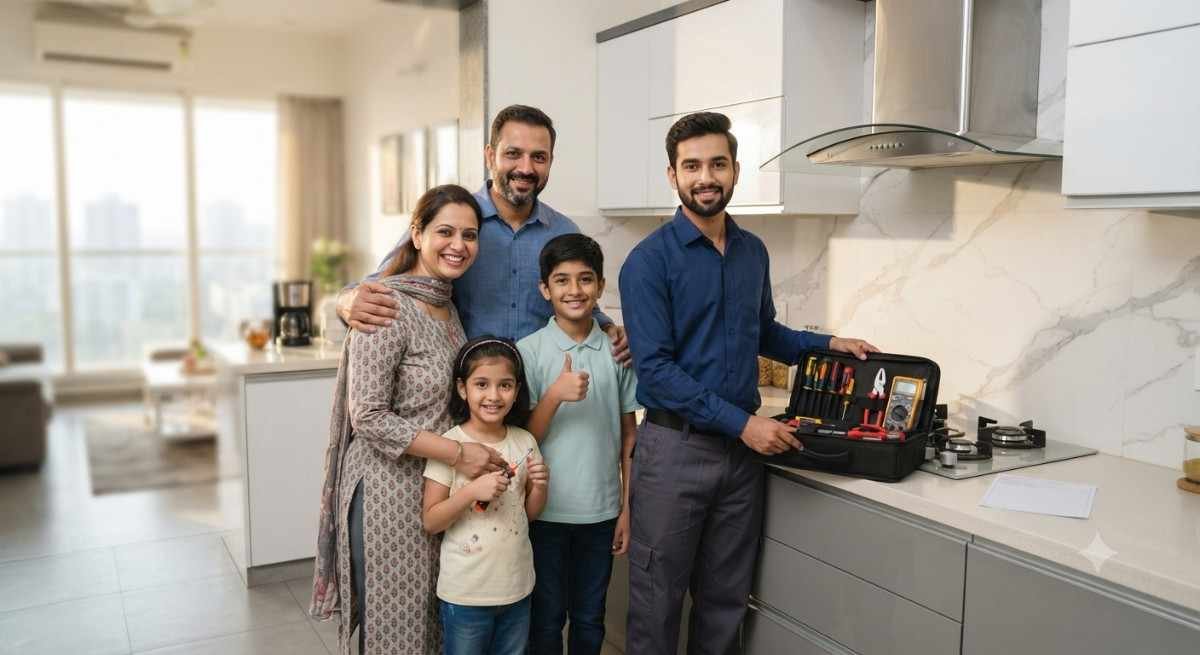 Customer satisfaction after Independent Kutchina Appliance Repair Service Pune appliance repair