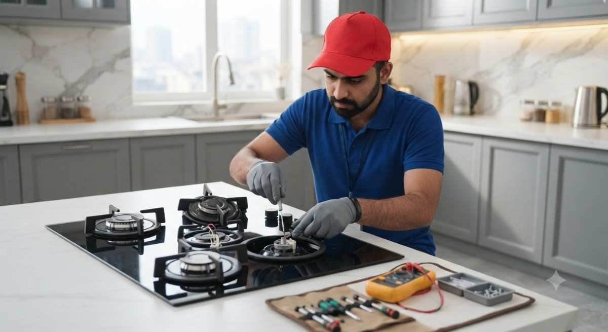 Genuine Kutchina hob spare parts used for repairs in Mumbai