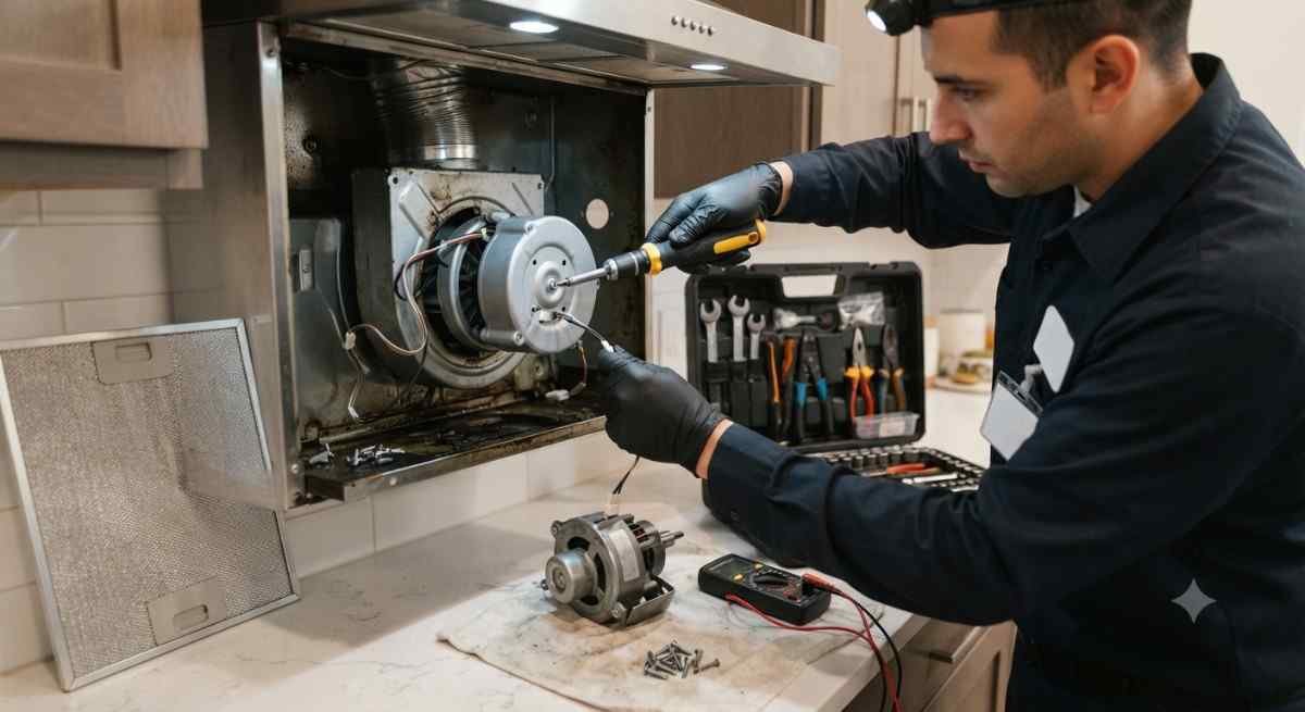 Kutchina chimney motor replacement in Goa