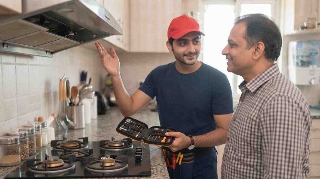 Kutchina doorstep chimney and hob repair service technician