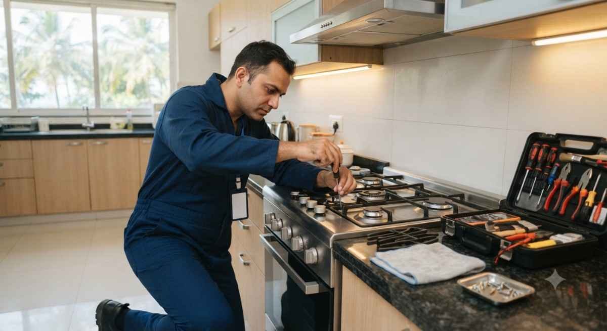 Kutchina gas stove service centre Goa