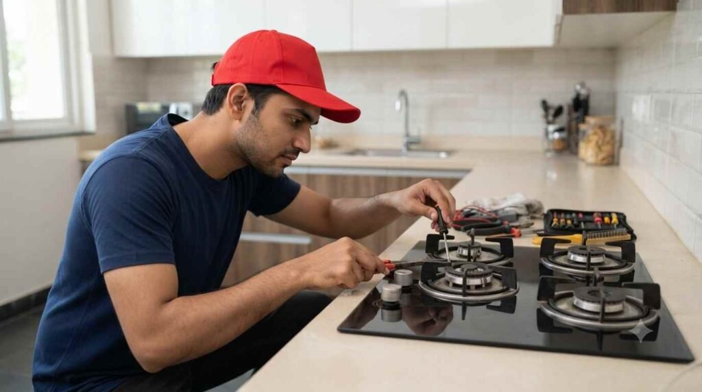Kutchina hob service centre near me doorstep repair technician
