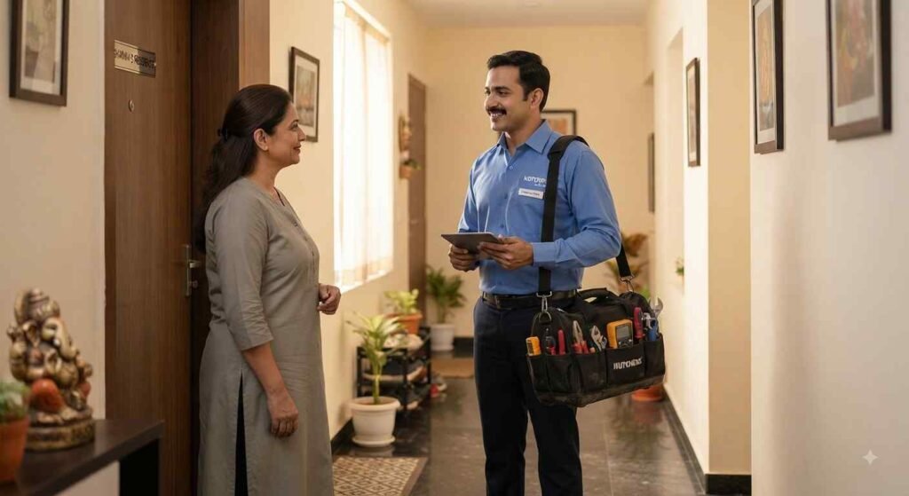 Kutchina appliance technician doorstep service