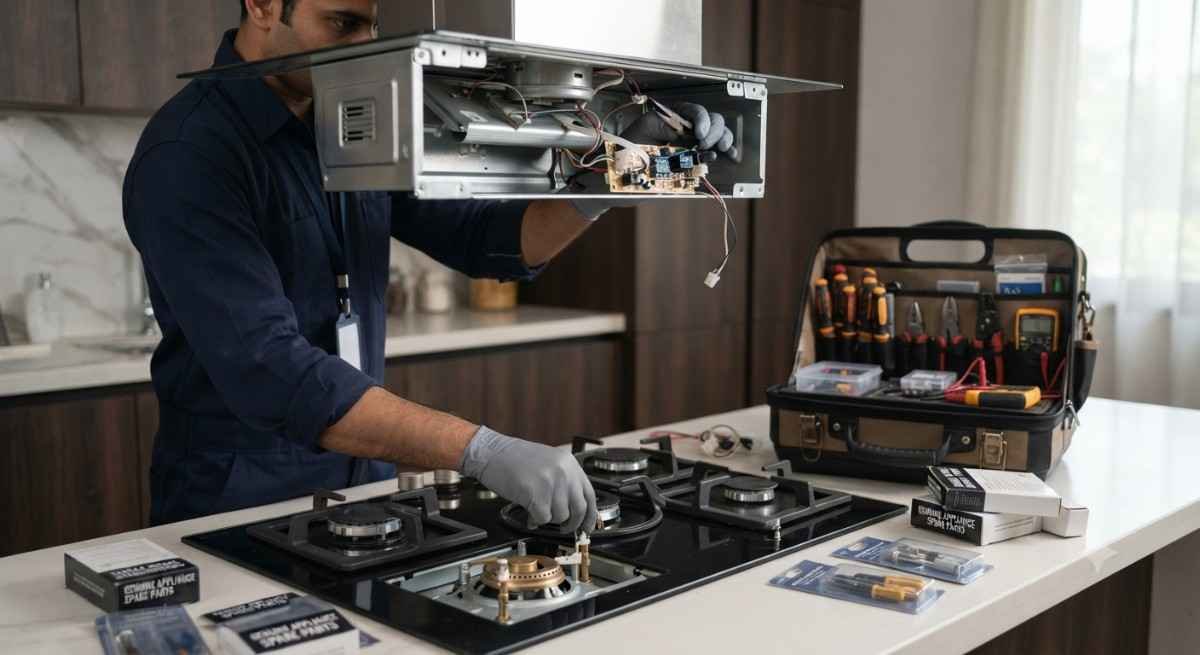 Genuine Kutchina spare parts stock for Kharghar service technicians